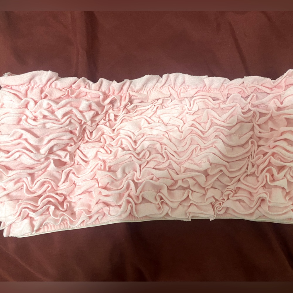 Fashion Forms Pink Ruffled Bandeau, size medium